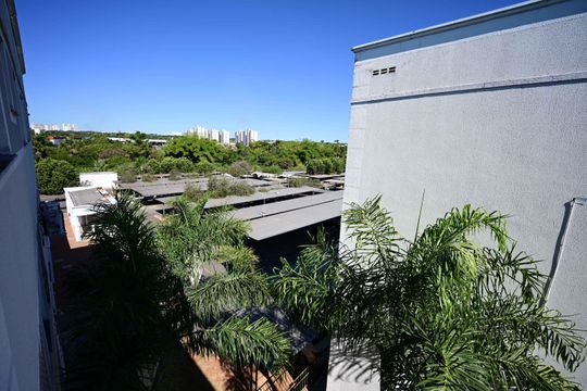 Vista da sala de apartamento para alugar com 2 quartos, 49m² em Residencial Aquários Ii, Goiânia