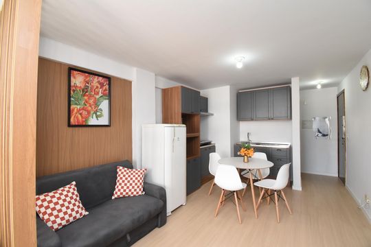 Studio de kitnet/studio para alugar com 1 quarto, 25m² em Centro, Curitiba
