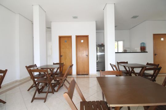 Área comum - Salão de festas de apartamento para alugar com 2 quartos, 57m² em Floradas de São José, São José dos Campos