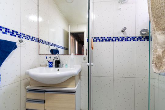 Banheiro  de apartamento à venda com 2 quartos, 70m² em Vila Santa Catarina, São Paulo