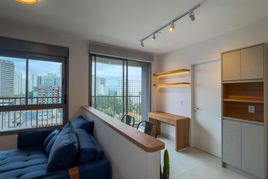 Apartamento para alugar com 1 quarto, 37m² em Santo Amaro, São Paulo