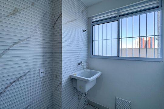 Área de Serviço de apartamento para alugar com 2 quartos, 52m² em Jardim Campestre, São Bernardo do Campo