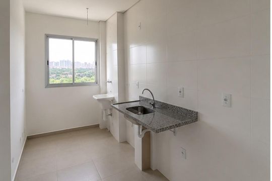 Cozinha de apartamento para alugar com 1 quarto, 35m² em Centro Histórico, Porto Alegre