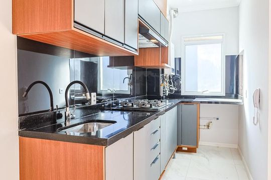 Cozinha de apartamento para alugar com 2 quartos, 46m² em Jardim Boa Vista (zona Oeste), São Paulo