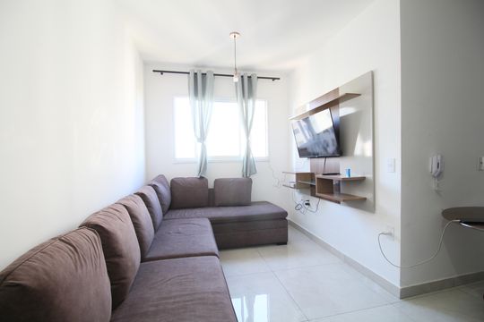 Sala de apartamento para alugar com 2 quartos, 49m² em Vila Andrade, São Paulo