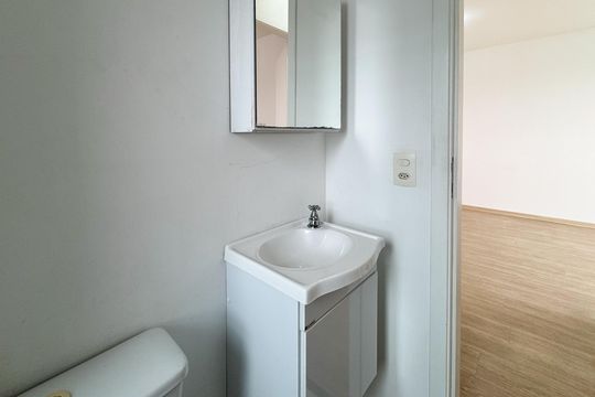 Banheiro Social de apartamento para alugar com 2 quartos, 54m² em Alves Dias, São Bernardo do Campo