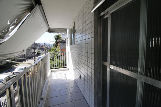 Varanda da Sala de apartamento para alugar com 2 quartos, 70m² em Curicica, Rio de Janeiro