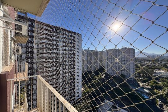 Varanda de apartamento para alugar com 1 quarto, 60m² em Barra da Tijuca, Rio de Janeiro