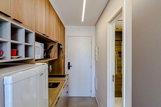 Cozinha de kitnet/studio à venda com 1 quarto, 39m² em Vila Gomes Cardim, São Paulo