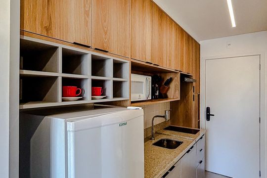 Cozinha de kitnet/studio à venda com 1 quarto, 39m² em Vila Gomes Cardim, São Paulo