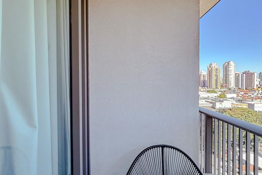 Varanda de kitnet/studio à venda com 1 quarto, 39m² em Vila Gomes Cardim, São Paulo