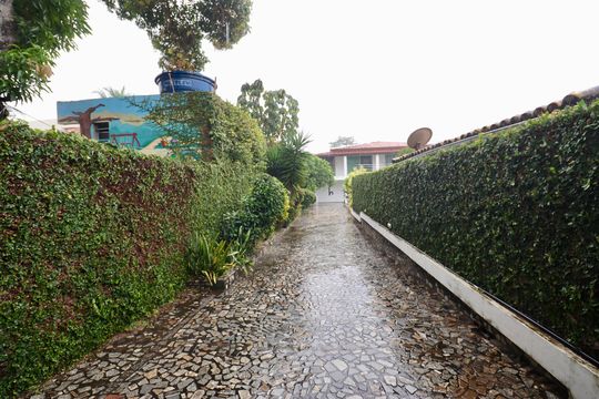 Área externa de casa de condomínio para alugar com 1 quarto, 70m² em São Cristóvão, Salvador