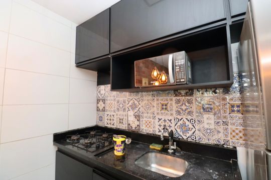 Cozinha de casa de condomínio para alugar com 1 quarto, 70m² em São Cristóvão, Salvador