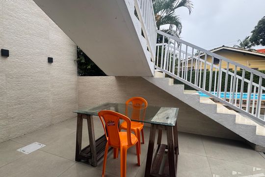 Varanda de casa de condomínio para alugar com 1 quarto, 70m² em São Cristóvão, Salvador
