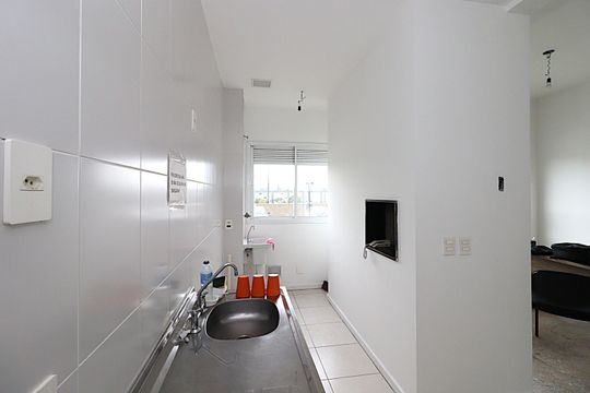Cozinha de apartamento à venda com 3 quartos, 75m² em Jardim Carvalho, Porto Alegre