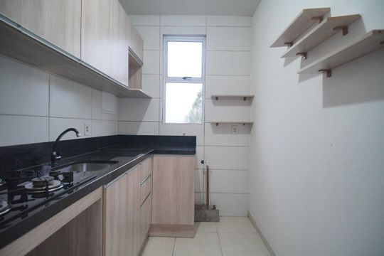 Cozinha de apartamento à venda com 2 quartos, 51m² em Diehl, Novo Hamburgo