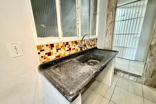 Cozinha de casa para alugar com 1 quarto, 40m² em Vila Cosmopolita, São Paulo