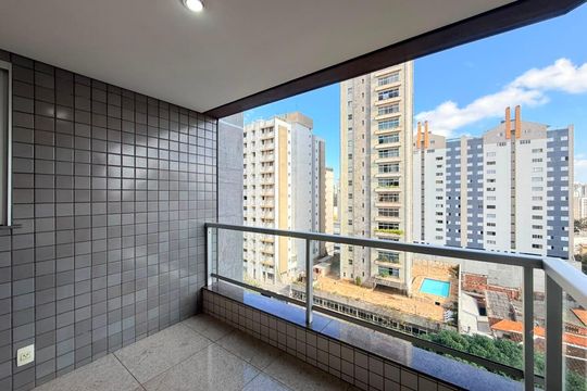 Varanda da Sala de apartamento para alugar com 2 quartos, 71m² em Santa Efigênia, Belo Horizonte
