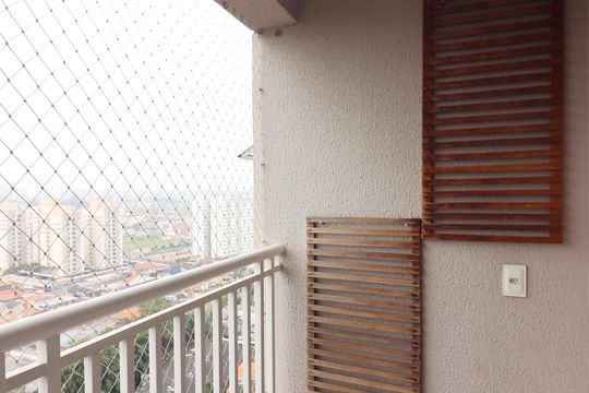 Sala Sacada  de apartamento à venda com 2 quartos, 58m² em Baeta Neves, São Bernardo do Campo