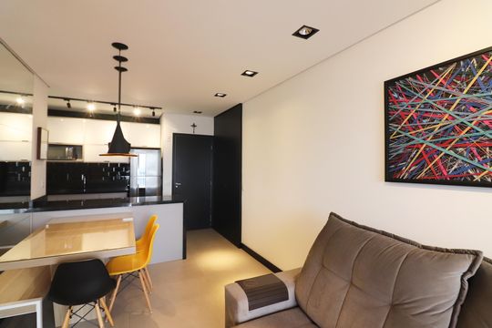 Sala  de apartamento à venda com 2 quartos, 58m² em Baeta Neves, São Bernardo do Campo