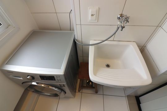 Área de Serviço de apartamento à venda com 2 quartos, 58m² em Baeta Neves, São Bernardo do Campo