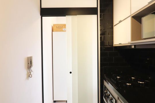 Cozinha  de apartamento à venda com 2 quartos, 58m² em Baeta Neves, São Bernardo do Campo