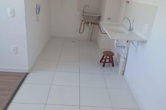 Cozinha de apartamento para alugar com 2 quartos, 34m² em Jardim Pereira Leite, São Paulo