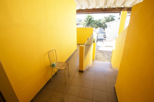 Varanda da Sala de casa para alugar com 1 quarto, 85m² em Jacarepaguá, Rio de Janeiro