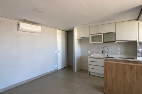 Sala - Cozinha de apartamento à venda com 2 quartos, 49m² em Centro, Osasco