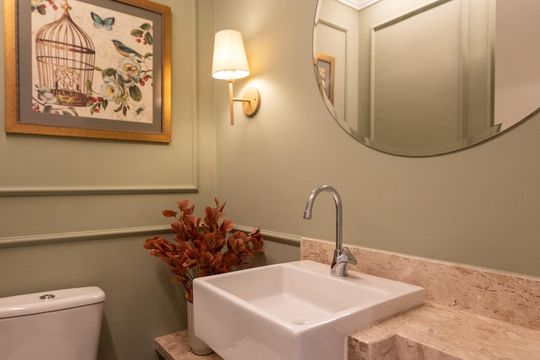 Lavabo de apartamento para alugar com 3 quartos, 74m² em Cambuí, Campinas