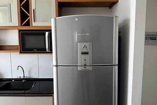 Cozinha de apartamento para alugar com 2 quartos, 42m² em Jardim, Santo André