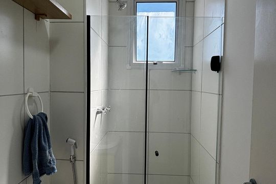 Banheiro de apartamento para alugar com 2 quartos, 42m² em Jardim, Santo André