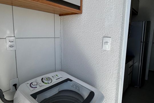 Varanda - Area de Serviço de apartamento para alugar com 2 quartos, 42m² em Jardim, Santo André