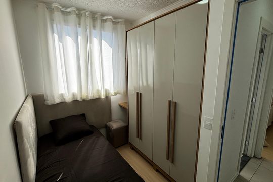 Quarto 2 de apartamento para alugar com 2 quartos, 42m² em Jardim, Santo André