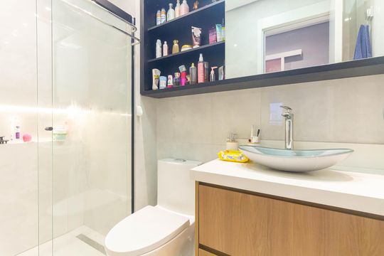 Banheiro Social de apartamento à venda com 2 quartos, 70m² em Vila Matilde, São Paulo