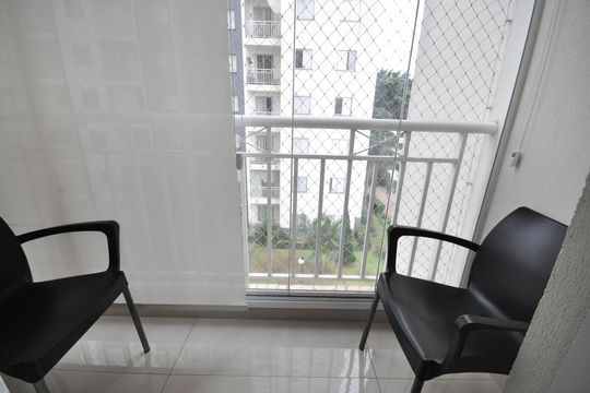 Sacada da Sala de apartamento à venda com 2 quartos, 49m² em Parque Novo Mundo, São Paulo
