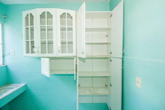 Cozinha e Área de Serviço de casa à venda com 2 quartos, 46m² em Realengo, Rio de Janeiro