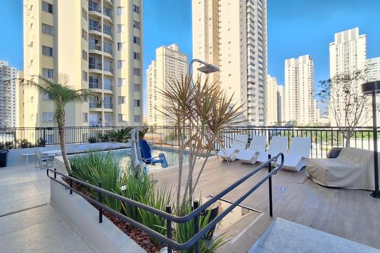 Área comum - Piscina de kitnet/studio à venda com 1 quarto, 24m² em Vila Leopoldina, São Paulo