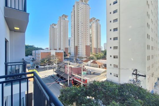 Varanda de kitnet/studio à venda com 1 quarto, 24m² em Vila Leopoldina, São Paulo