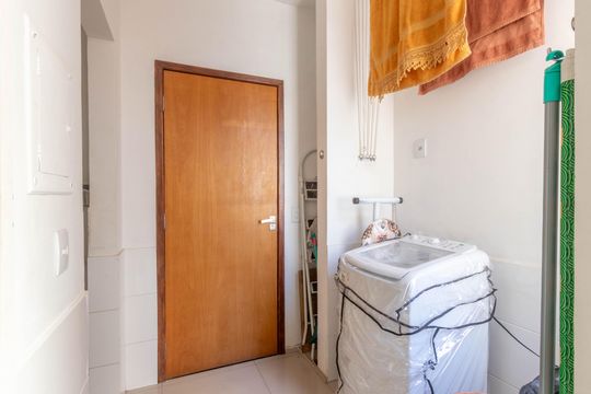 Área de serviço de apartamento à venda com 3 quartos, 90m² em Grajaú, Belo Horizonte
