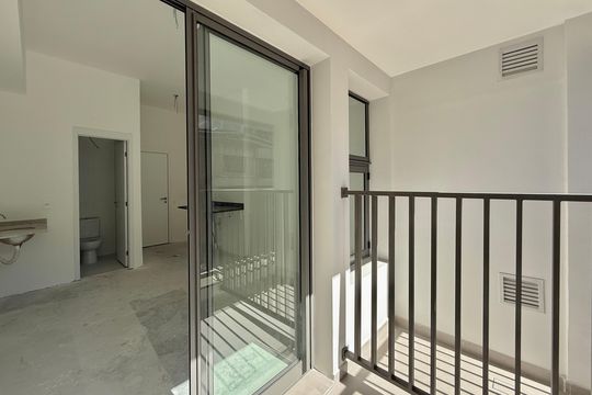 Sacada de kitnet/studio para alugar com 1 quarto, 26m² em Itaim Bibi, São Paulo
