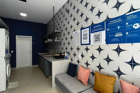 Área comum - Lavanderia de apartamento à venda com 1 quarto, 30m² em Liberdade, São Paulo
