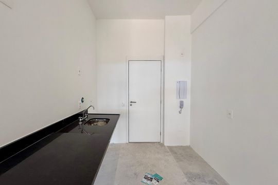 Cozinha de kitnet/studio para alugar com 1 quarto, 25m² em Itaim Bibi, São Paulo