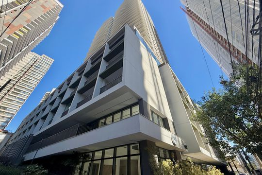 Fachada  de kitnet/studio para alugar com 1 quarto, 25m² em Itaim Bibi, São Paulo