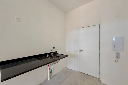 Cozinha de kitnet/studio para alugar com 1 quarto, 25m² em Itaim Bibi, São Paulo