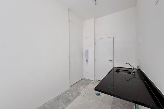 Cozinha  de kitnet/studio para alugar com 1 quarto, 25m² em Itaim Bibi, São Paulo