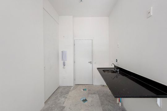 Cozinha  de kitnet/studio para alugar com 1 quarto, 25m² em Itaim Bibi, São Paulo