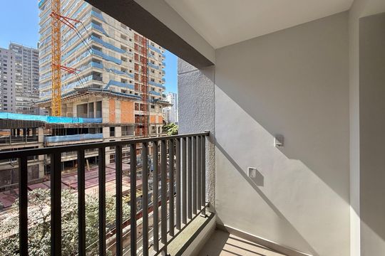 Sacada  de kitnet/studio para alugar com 1 quarto, 26m² em Itaim Bibi, São Paulo
