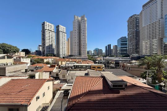 Vista  de kitnet/studio para alugar com 1 quarto, 25m² em Itaim Bibi, São Paulo
