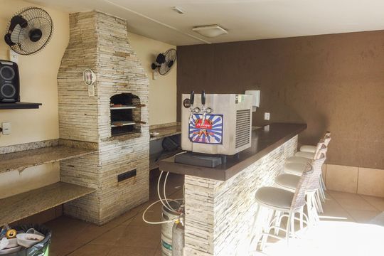 Área comum - Churrasqueira de apartamento à venda com 2 quartos, 62m² em Freguesia (jacarepaguá), Rio de Janeiro